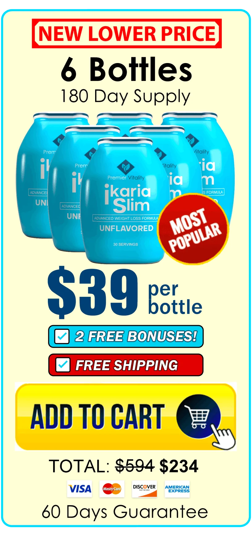 IkariaSlim 6 Bottle