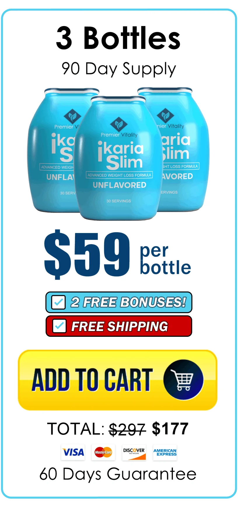 IkariaSlim 3 Bottle